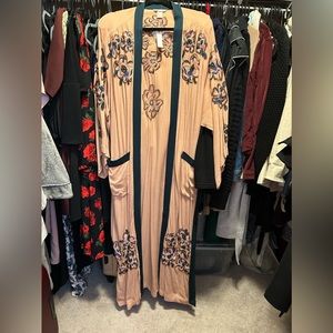 H&M Beaded Kimono Wrap